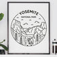 Yosemite Print - Tunnel View, National Park, California Poster